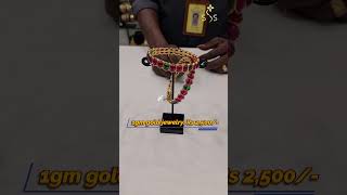 1gm gold bangles shreenivassilks 1gmgoldjewellery bangels 1gmjewellery jewellrycollection [upl. by Kcired489]