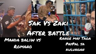 PANGIL SA PANGIL  SAK VS ZAKI AFTER BATTLE  RANGE MAY TAGA PAYPAY SA KULUNGAN [upl. by Inilam]