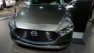 2019 Mazda3 Sedan  Exterior amp Interior Walkaround  2018 LA Auto Show [upl. by Yelrac318]