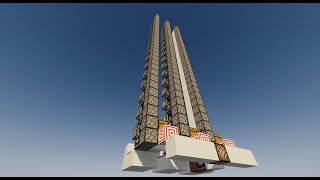 Silent 100 Reliable Item Elevator Hopper Speed  Minecraft 116 [upl. by Lledner]