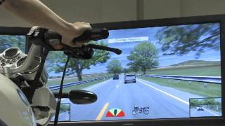 USACE motorcyclists test new USAREUR training simulator [upl. by Nylinej]