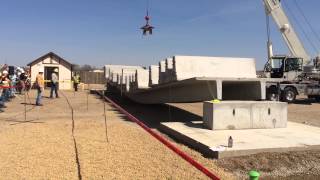 Double Tee Load Test at Colorado Precast Concrete [upl. by Mallon]