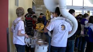 2014 Gaithersburg High School Pep Band Monday Nite Football GoGO [upl. by Acinorehs502]