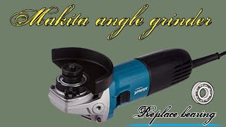 makita angle grinder repair  How to replace bearing of makita angle grinder [upl. by Teuton]