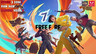 FreeFire LDPlayer9 On Ryzen 3 2200G Radeon Vega 8  Test Game Ryzen 3 2200G Radeon Vega 8 10 [upl. by Veats]