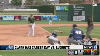 Clark has career day vs Lugnuts [upl. by Nylrats]