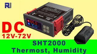 Using DIYMore SHT2000 DC Digital Thermostat  Robojax [upl. by Letrice34]