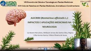 ALECRIM Rosmarinus officinalis L IMPACTOS E APLICAÇÕES MEDICINAIS NA NEUROLOGIA [upl. by Greenstein680]