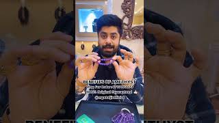 Crystaljiofficial Benefits Of Amethyst crystals jewellery amethyst gift trending ytshorts [upl. by Ylrebme]