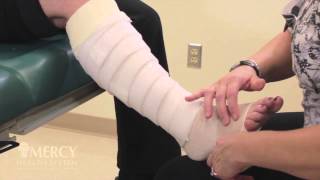 Multilayer bandaging for the leg [upl. by Botsford]