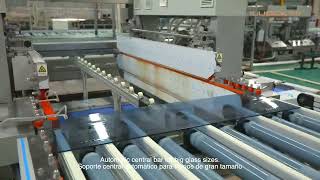 High Production Capacity Combined Glass Double Edger Processing Machine [upl. by Lau]