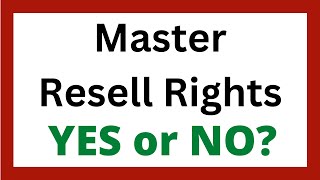 Master Resell Rights Review  Legit MRR System [upl. by Goat]