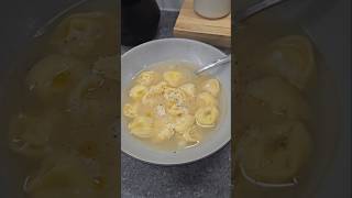 Tortellini in brodo 🇮🇹 tortellini tortelliniinbrodo ricottatortellini soup pastasoup italy [upl. by Panthia]