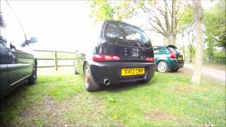 Fiat Seicento Sporting  Sportex ExhaustRevving [upl. by Airrehs]