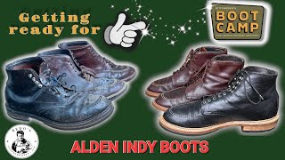 Alden Indy Boots Getting ready for BOOT CAMP 2024 [upl. by Anoif150]