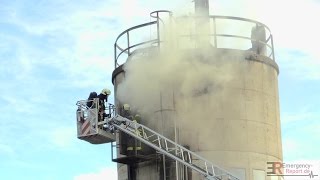 SILOBRAND IN LEICHLINGEN  Sechstägiger Dauereinsatz für die Einsatzkräfte [upl. by Gad176]