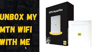 Unboxing Mtn 4g HyNetflex Wifi Router with Powerbank  Everything you need to know [upl. by Erreipnaej766]