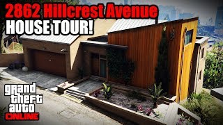 GTA 5 Online  2862 Hillcrest Avenue House Tour [upl. by Eiuqcaj132]