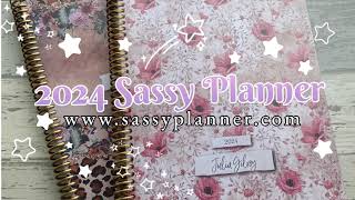 New Sassy Planner 2024 Jan  Dec [upl. by Bourke584]