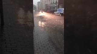 Unwetter NRW  Mettmann Starkregen Überflutung 19072017 [upl. by Baxy]