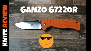 Review  Ganzo G722OR Knife [upl. by Hachmann]