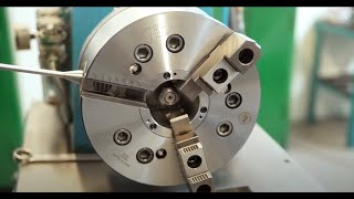 How To Mount A Bison Power Chuck And Change Jaws Over In Power and Manual Chucks [upl. by Essirahs]