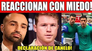 ¡MALIGNAGGI ENTRÓ EN PÁNICO ANTE LA DECLARACIÓN DE CANELO ¡BIVOL O BENAVÍDEZ REACCIONAN CON MIEDO [upl. by Eerehc]