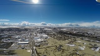 Ice Jam  Flooding WorlandWY  3714 [upl. by Nievelt651]