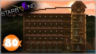 Starbound 12  Frackin Universe Строим фермуамбар для животных 80 [upl. by Ylrevaw975]