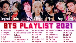 BTS BEST SONGS PLAYLIST 2021  NO ADS [upl. by Adnyl]