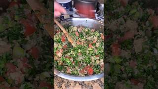 How I Make My Tabouli WITH Quinoa 😍 Tabbouleh shorts food cooking salad fyp recipe [upl. by Man]