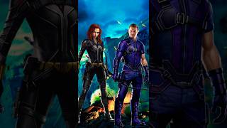 Black widow vs hawkeye avengers marvel marvelstudios mcu shortsfeed shorts [upl. by Wadell]