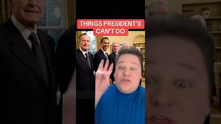 3 THINGS PRESIDENTS CANT DO historyusa history president whitehouse election presidential [upl. by Gnen]