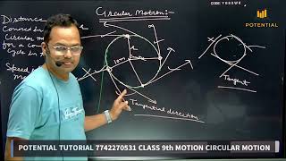 POTENTIAL TUTORIAL Class 9th Physics Circular Motion [upl. by Ilecara]