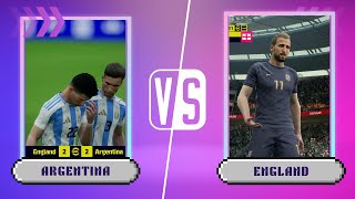 England vs Argentina  Epic eFootball Showdown  Intense Online Match Gameplay  GameframePro [upl. by Ardnwahs339]