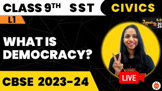 What is Democracy  CBSE Class 9 Civics  CBSE Class 9th Social Studies SST Preparation [upl. by Trebornhoj627]