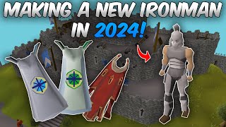 Creating an Ironman in 2024 OSRS [upl. by Tandie204]