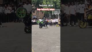 Day 2  Bike stunt techfest sageuniversityindore bikelover bike bikestunt bikestunts [upl. by Ellett794]