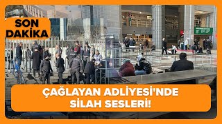 SON DAKİKA  Çağlayan Adliyesinde panik anları [upl. by Jalbert]