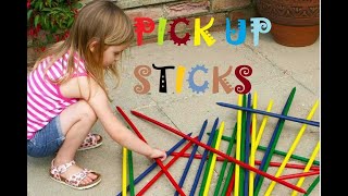 HOW TO PICK UP STICKS GAME  STICKS PUZZLE  COLOUR STICKS PUZZLE GAME  PICK UP STICKS [upl. by Emiatej]