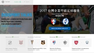 Mycujoo a new distribution and monetization channel for sports content [upl. by Joub]