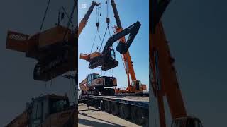 unloading activator 2 mobile crane [upl. by Devinne]