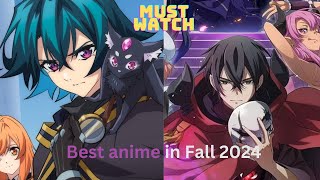 Top 8 best ongoing anime in Autumn 2024 🍁 [upl. by Aisan776]