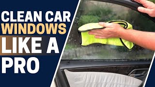 How to Clean Car Windows Without Streaks [upl. by Fadas]