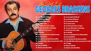 Georges Brassens Best Of ♪ღ♫ Georges Brassens Album Complet ♪ღ♫ Georges Brassens Greatest Hits [upl. by Ennasus]