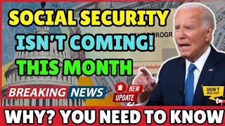 Why Your Social Security Raise Isn’t Coming This Month [upl. by Dorsman228]