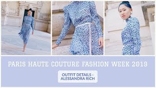 PARIS HAUTE COUTURE FASHION WEEK 2019  ALESSANDRA RICH  JAIME XIE Xie [upl. by Attehcram]