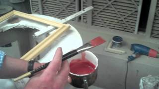 Gilding Lesson3 bole Video2c applying pt3 [upl. by Gersham]