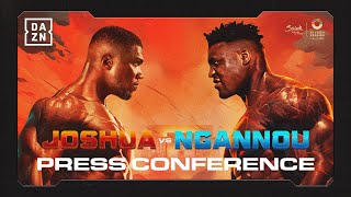 ANTHONY JOSHUA VS FRANCIS NGANNOU PRESS CONFERENCE LIVESTREAM [upl. by Che]