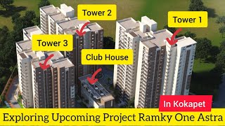 Exploring Ramky One Astra in Kokapet  Kokapet Apartments  Flats for Sale in Hyderabad [upl. by Aniuqal]